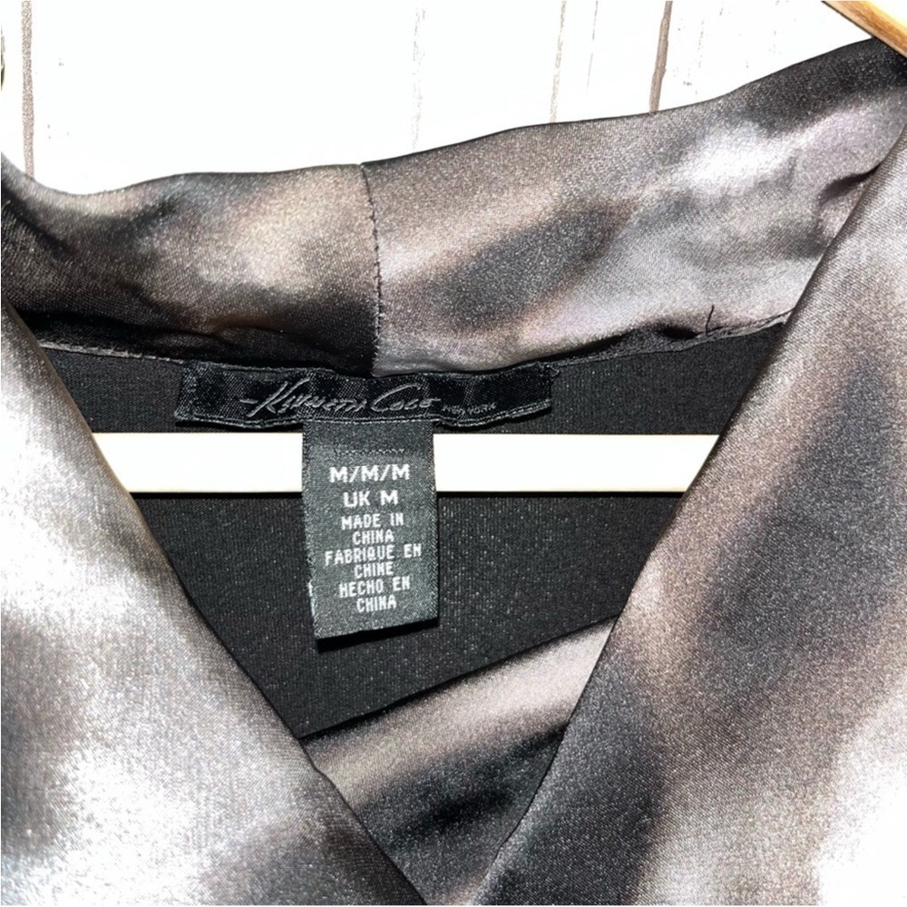Kenneth Cole Drop Neck Sleeveless Blouse - Picture 5 of 5